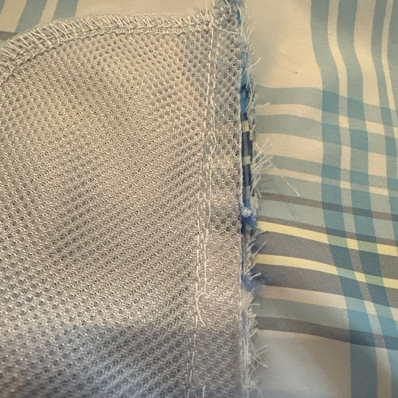 Eddie Bauer Womens Size XL Button Up Shirt Plaid Outdoor Fishing *Alterations* - Picture 11 of 11